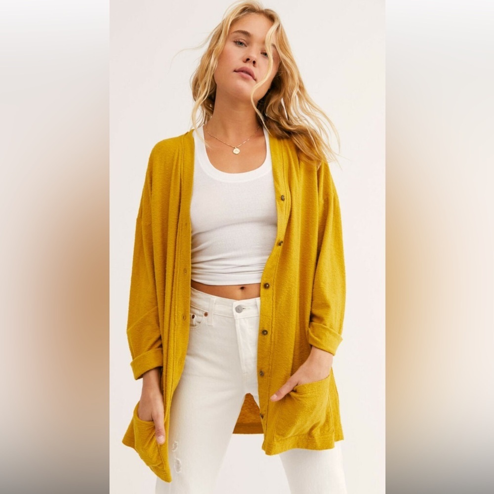 Free People Beach Take A Walk Boucle Cardi